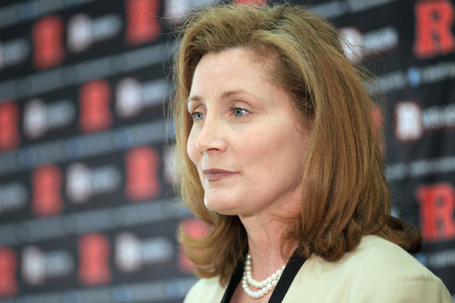 Rutgers introduces Julie Hermann as new AD