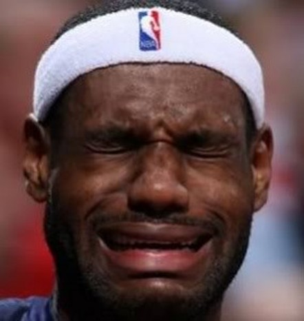 Lebron sad