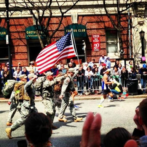 These Heroes crossed the finish line in Boston before the blasts and were some of the first Heroes helping on the scene. *(SSDG)