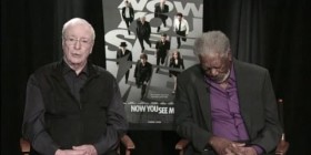 Freeman and co-star Michael Caine