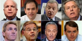 Members of the Gang of Eight
Credit: Politico