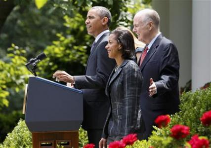President Obama and Susan Rice Credit: Reuters