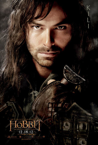 Aiden Turner as Kili the Dwarf