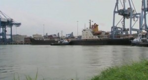 North Korean ship stopped in the Panama Canal