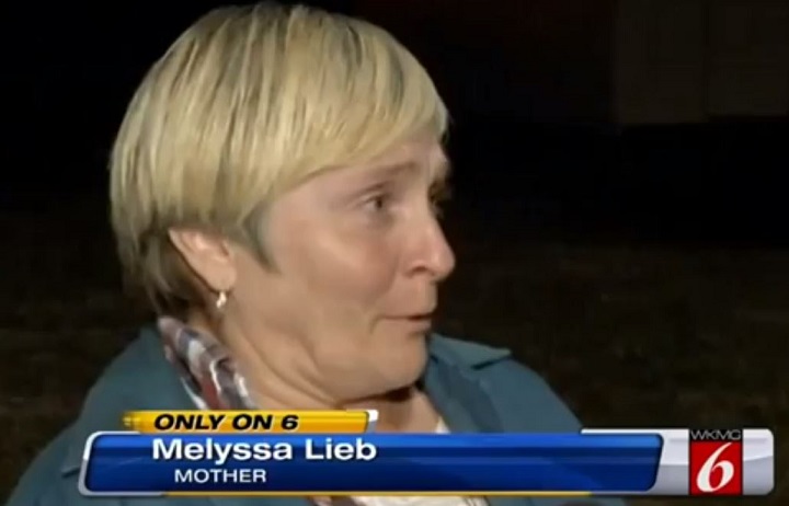 Robert Marucci's mother Melyssa Lieb was interviewed by an Orlando TV station.